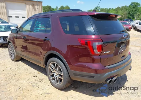 2018 Ford Explorer Sport from USA, damaged, VIN 1FM5K8GT3JGC90284